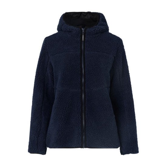 Куртка з шерпи жіноча ID Pile, колір темно-синій - 0829790S