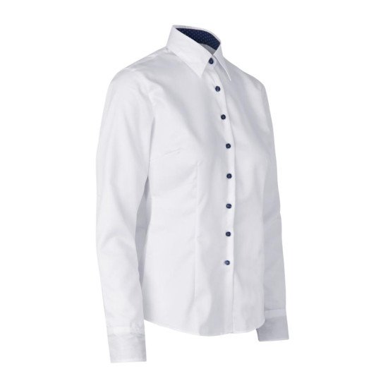 Сорочка жіноча Seven Seas Fine Twill Virginia Modern Fit, колір білий - S372001S