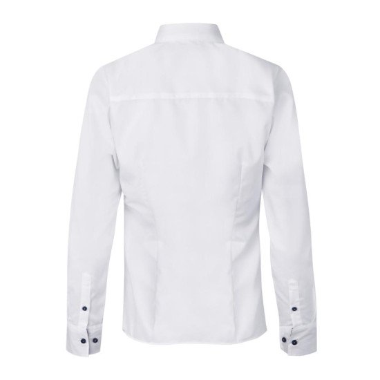 Сорочка жіноча Seven Seas Fine Twill Virginia Modern Fit, колір білий - S372001S