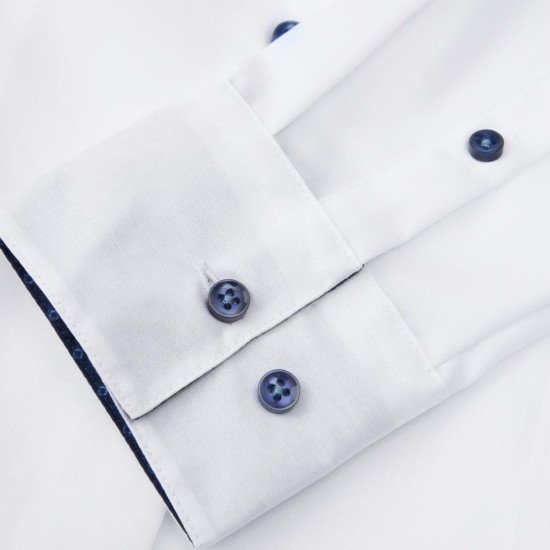 Сорочка жіноча Seven Seas Fine Twill Virginia Modern Fit, колір білий - S372001S