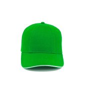 Кепка coFEE Turned sandwich, колір яскраво-зелений/білий - 1734-9 CO