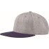 Кепка coFEE Snap melange, колір сірий меланж/темно-синій - 2023-14