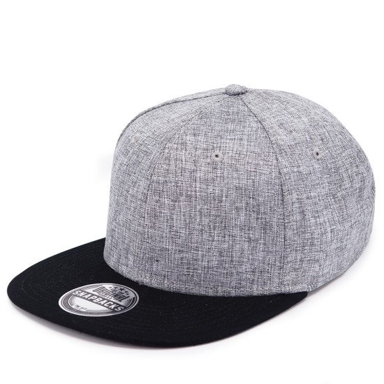 Кепка coFEE Snap melange, колір сірий меланж/чорний - 2023-3