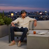 Кепка coFEE Snap curved, колір сірий/чорний - 2030-7 CO