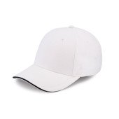 Кепка coFEE Classic sandwich, колір білий/чорний - 2099-6 CO Кепка coFEE Classic sandwich, колір білий/чорний - 2099-6 CO