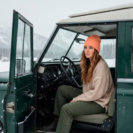 Шапка coFEE Jersey, колір неоново-помаранчевий - 3003-40