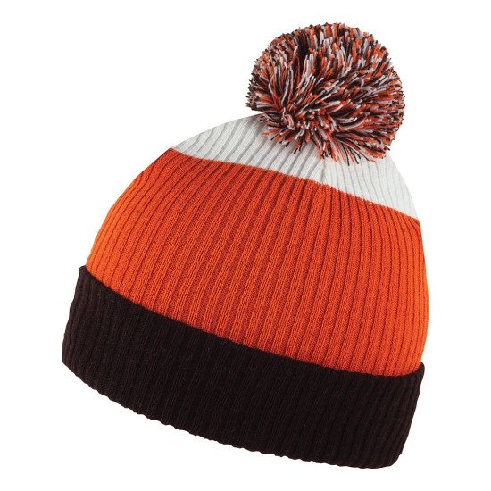 Шапка coFEE Rada, колір коричневий/помаранчевий/білий - 3011.10 CO