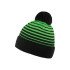 Шапка coFEE Castle, колір чорний/яскраво-зелений - 3012.9 CO