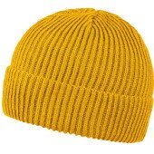 Шапка coFEE Wrap beanie, колір гірчичний - 3030.28 CO