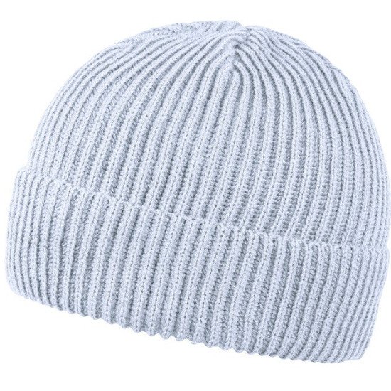 Шапка coFEE Wrap beanie, колір світло-сірий меланж - 3030.47 CO