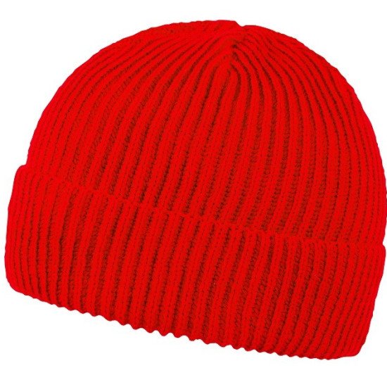 Шапка coFEE Wrap beanie, колір червоний - 3030.5 CO