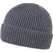 Шапка coFEE Wrap beanie, колір темно-сірий меланж - 3030.7 CO
