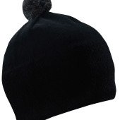 Шапка coFEE Contrasting, колір чорний/синій - 3040-3D CO