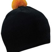 Шапка coFEE Contrasting, колір чорний/неоново-зелений - 3040-3F CO