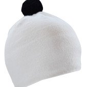 Шапка coFEE Contrasting, колір білий/чорний - 3040-6B CO