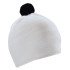 Шапка coFEE Contrasting, колір білий/чорний - 3040-6B CO