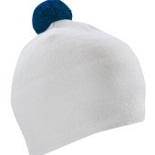 Шапка coFEE Contrasting, колір білий/синій - 3040-6D CO