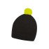 Шапка coFEE Contrasting, колір чорний/неоново-жовтий - 3040.3H CO