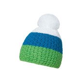 Шапка coFEE Cable knit, колір яскраво-зелений/бірюзовий/білий - 3045-9 Шапка coFEE Cable knit, колір яскраво-зелений/бірюзовий/білий - 3045-9