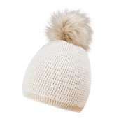 Шапка coFEE Smart fur, колір кремовий - 3047-22