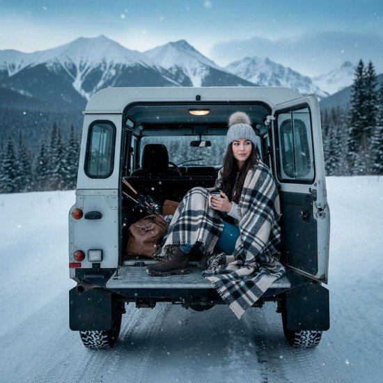 Шапка coFEE Rib fur, колір світло-сірий/бежевий - 3048-7