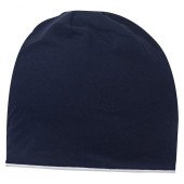 Шапка coFEE Contrasting jersey, колір темно-синій/білий - 3049-14 CO