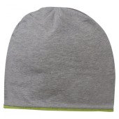 Шапка coFEE Contrasting jersey, колір лайм/попелястий сірий - 3049-19 CO