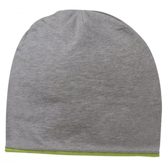 Шапка coFEE Contrasting jersey, колір лайм/попелястий сірий - 3049-19 CO