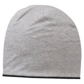 Шапка coFEE Contrasting jersey, колір чорний/попелястий сірий - 3049-3 CO