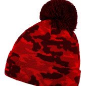 Шапка coFEE Camo, колір червоний - 3075.5 CO