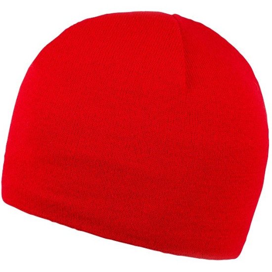 Шапка coFEE Pure beanie, колір червоний - 3080.5 CO