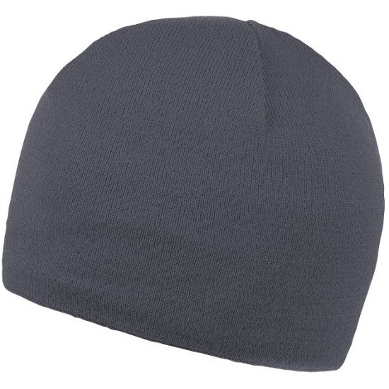 Шапка coFEE Pure beanie, колір сірий - 3080.7 CO
