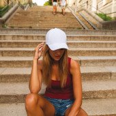 Кепка coFEE Relax, колір білий - 4011-6