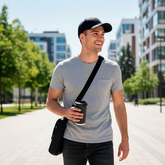 Кепка coFEE Star, колір чорний - 4015.3 CO Кепка coFEE Star, колір чорний - 4015.3 CO