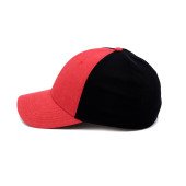 Кепка coFEE Fitmesh, колір чорний/червоний - 4018.5 CO