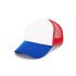 Кепка coFEE Trucker, колір білий/синій/червоний - 4019-21