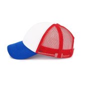 Кепка coFEE Trucker, колір білий/синій/червоний - 4019-21