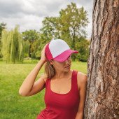 Кепка coFEE Trucker, колір рожевий/білий - 4019-25