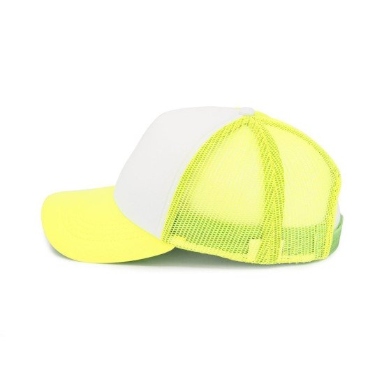 Кепка coFEE Trucker, колір неоново-жовтий/білий - 4019-41