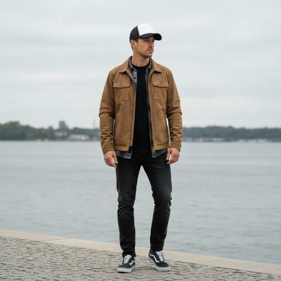 Кепка coFEE Trucker, колір чорний/білий - 4019-6