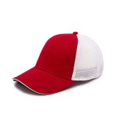 Кепка coFEE New meshfit, колір червоний/білий - 4022-5