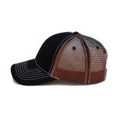 Кепка coFEE Contrasting mesh, колір чорний/світло-коричневий - 4023-3