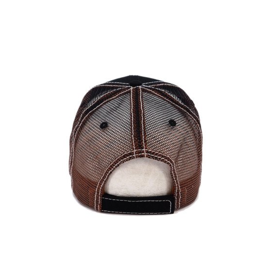 Кепка coFEE Contrasting mesh, колір чорний/світло-коричневий - 4023-3