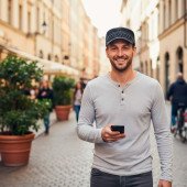 Кепка coFEE Army, колір чорний/сірий - 4024-3 CO