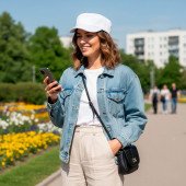 Кепка coFEE Urban lady, колір білий - 4025-6 LA CO