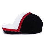 Кепка coFEE Race, колір білий/червоний/чорний - 4030-6 CO