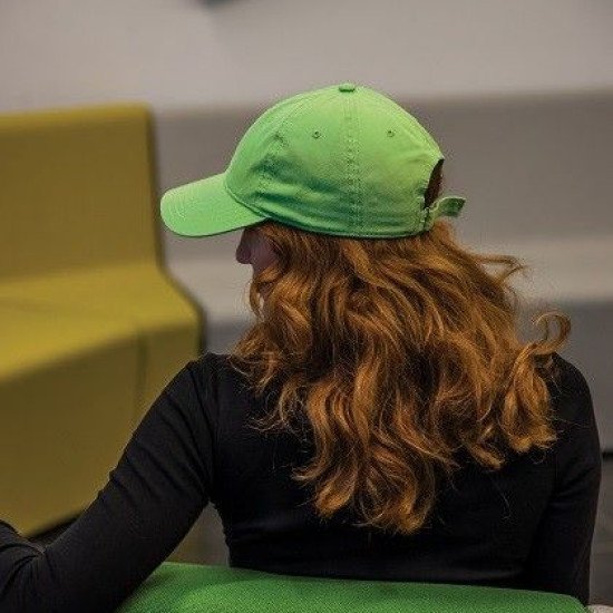 Кепка coFEE Washed light, колір світло-зелений - 4031-16 CO