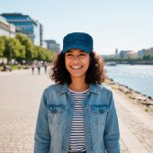 Кепка coFEE Military, колір синій - 4034-12 CO Кепка coFEE Military, колір синій - 4034-12 CO