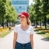 Кепка coFEE Military, колір червоний - 4034-5 CO