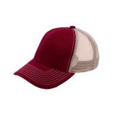 Кепка coFEE Mesh, колір бордовий/бежевий - 4039-2 CO Кепка coFEE Mesh, колір бордовий/бежевий - 4039-2 CO